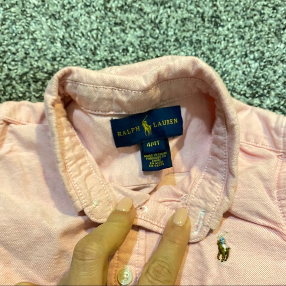SOLD❗️Ralph Lauren Toddler Girls Botton Down Shirt - Picture 4 of 6